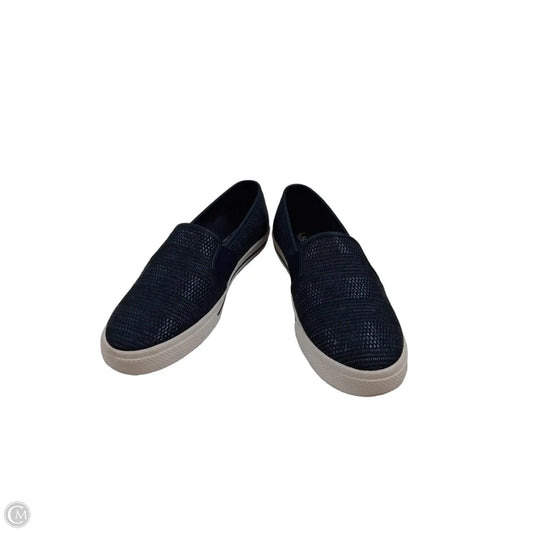 Shoes Flats By Lauren By Ralph Lauren In Blue & White, Size: 7.5