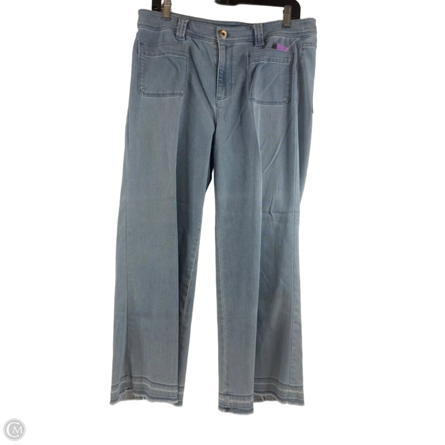 Jeans Cropped By J. Jill In Blue Denim, Size: 10