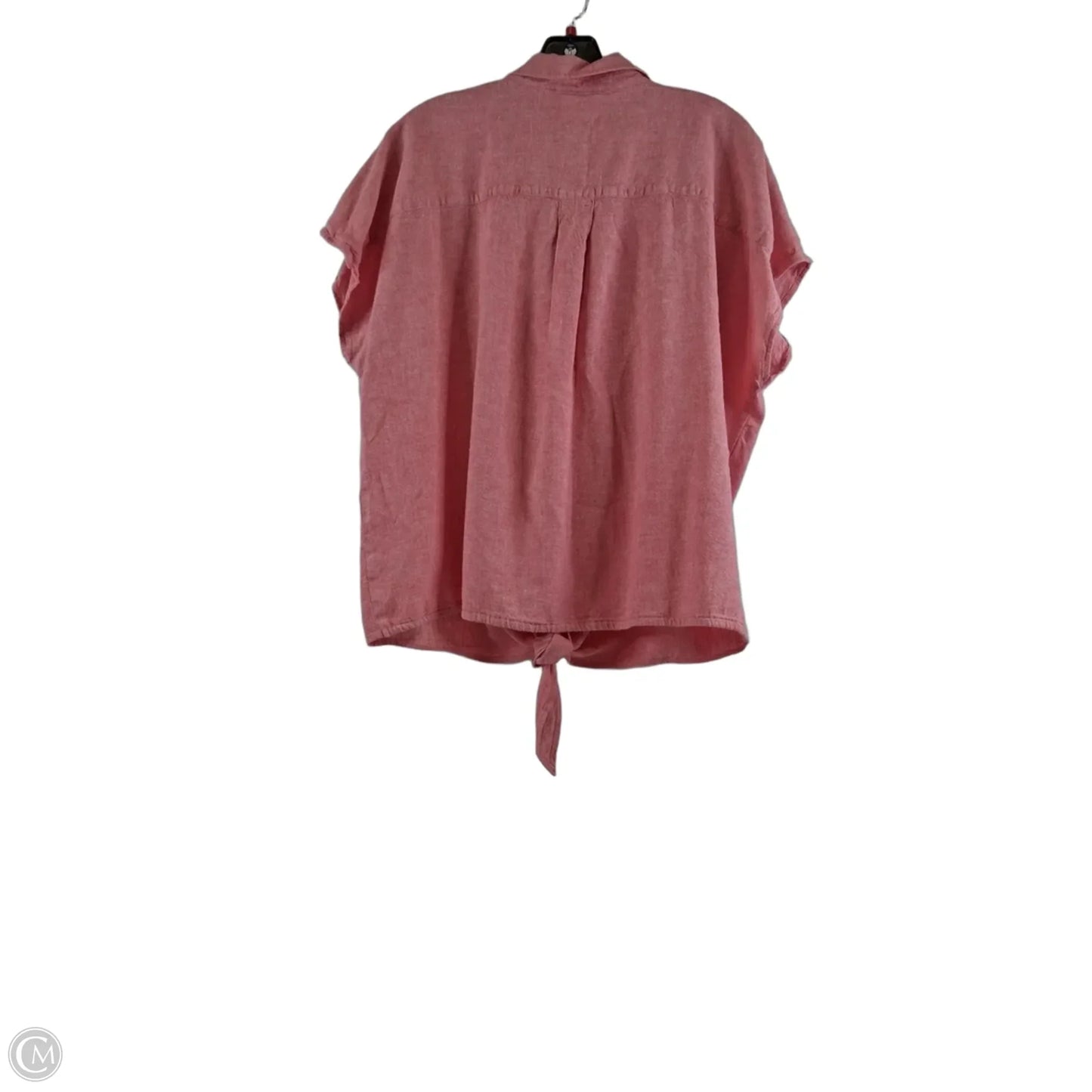Top Short Sleeve By Talbots In Red, Size: Xl