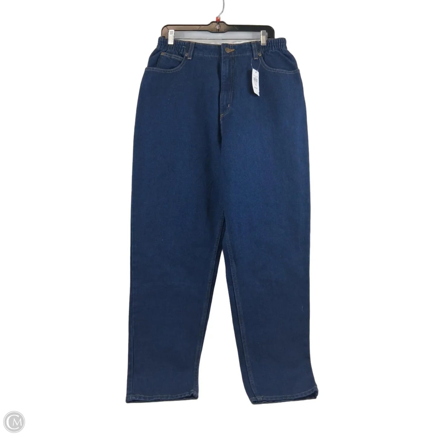 Jeans Straight By L.l. Bean In Blue Denim, Size: 16