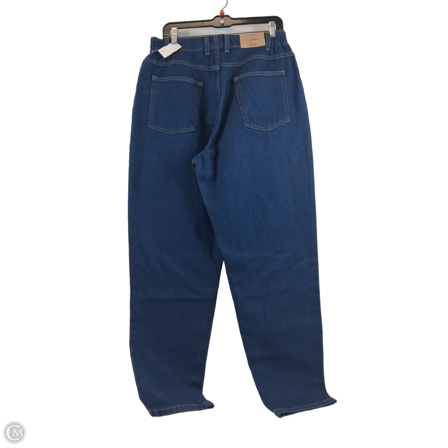 Jeans Straight By L.l. Bean In Blue Denim, Size: 16