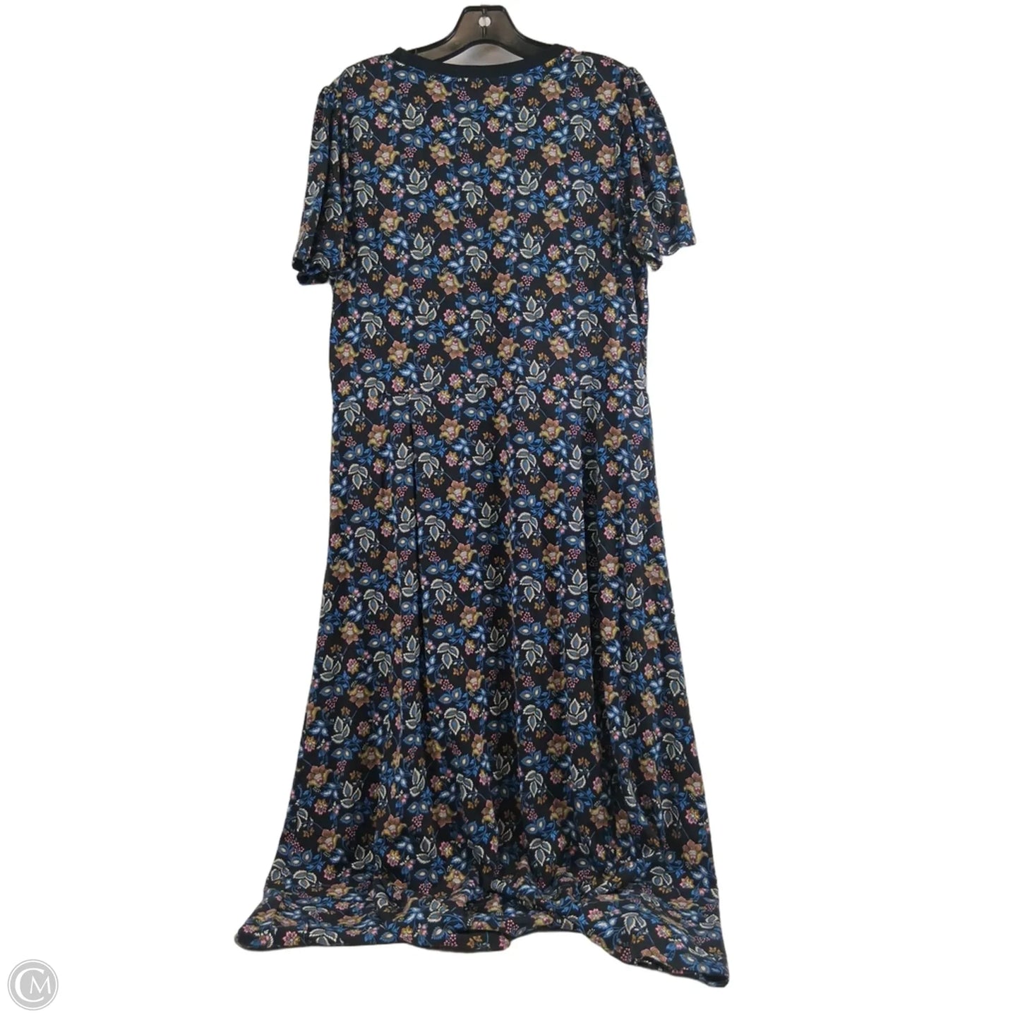 Dress Casual Maxi By Boden In Blue & Pink, Size: L