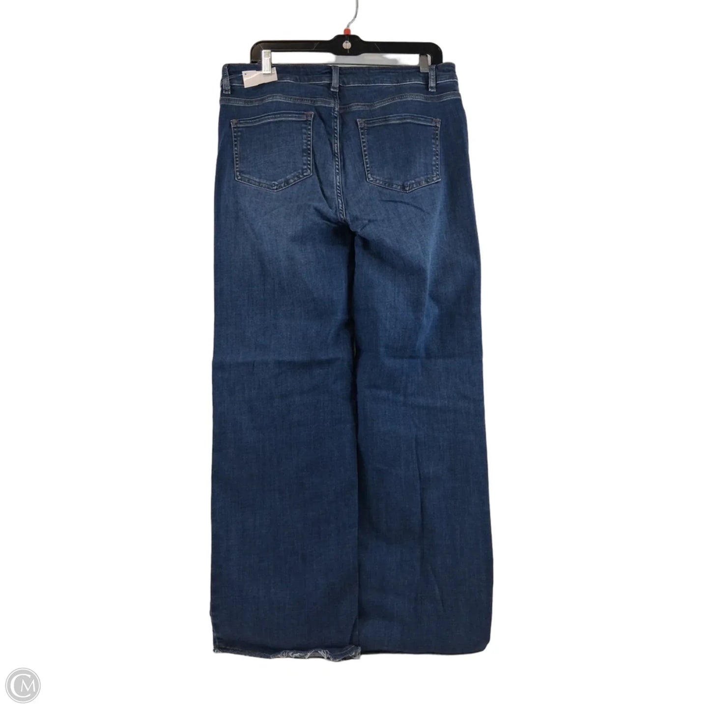 Jeans Wide Leg By J. Jill In Blue Denim, Size: 12