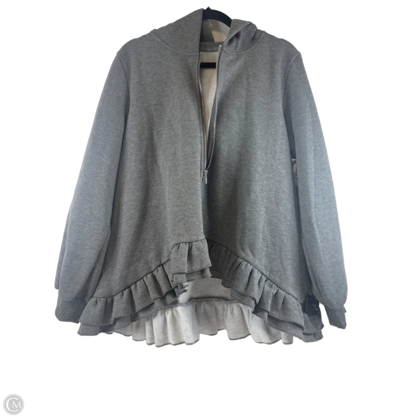 Jacket Other By Clothes Mentor In Grey, Size: L