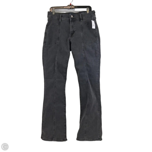 Jeans Boot Cut By Gap In Black Denim, Size: 10