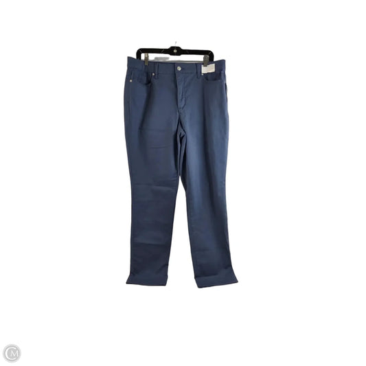 Jeans Straight By Gloria Vanderbilt In Blue, Size: 14