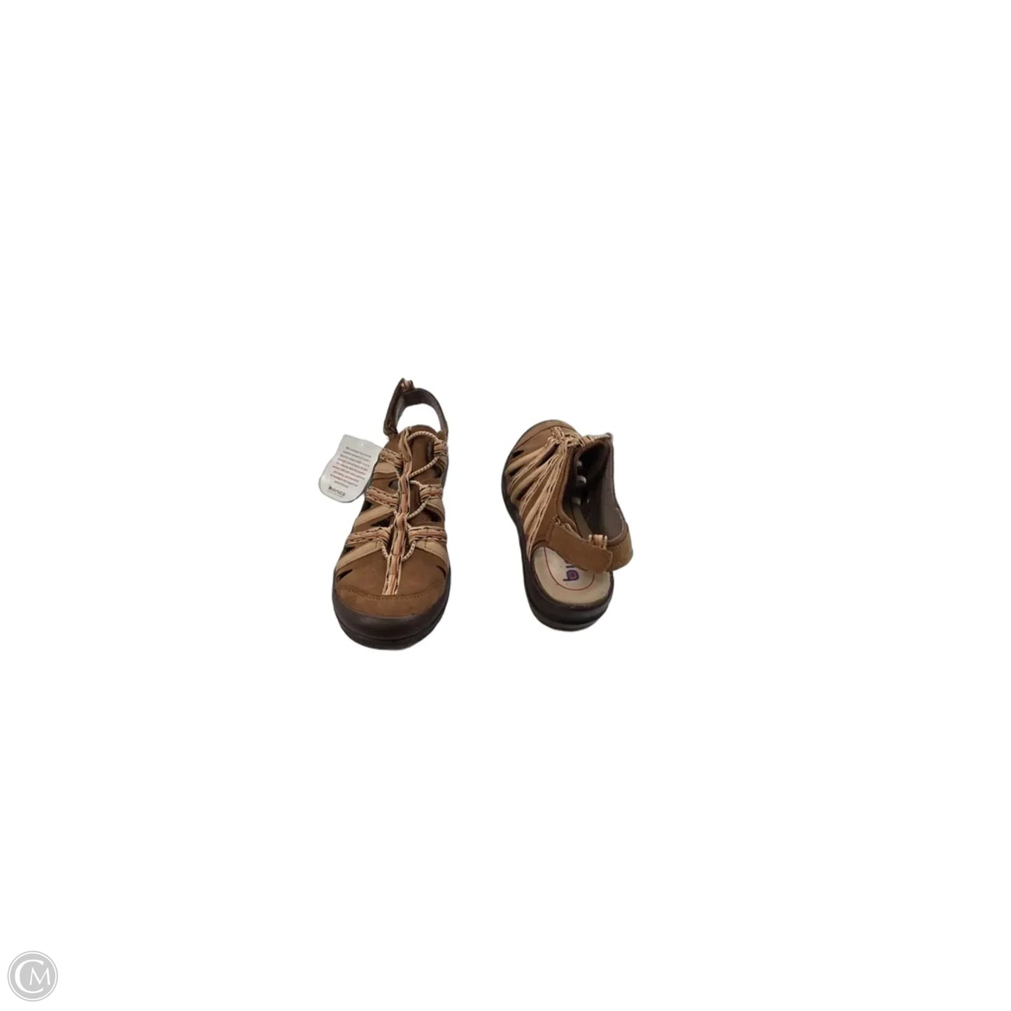 Sandals Sport By Clothes Mentor In Brown, Size: 10