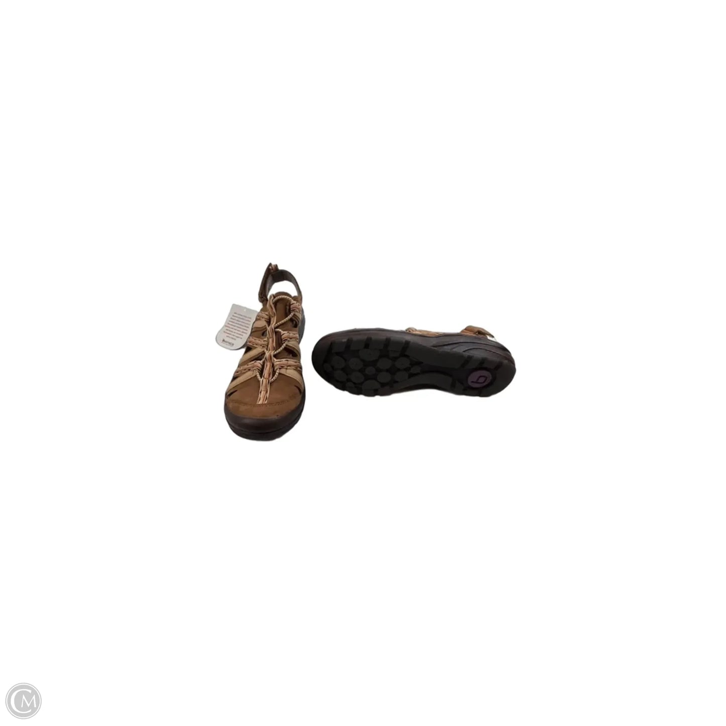 Sandals Sport By Clothes Mentor In Brown, Size: 10