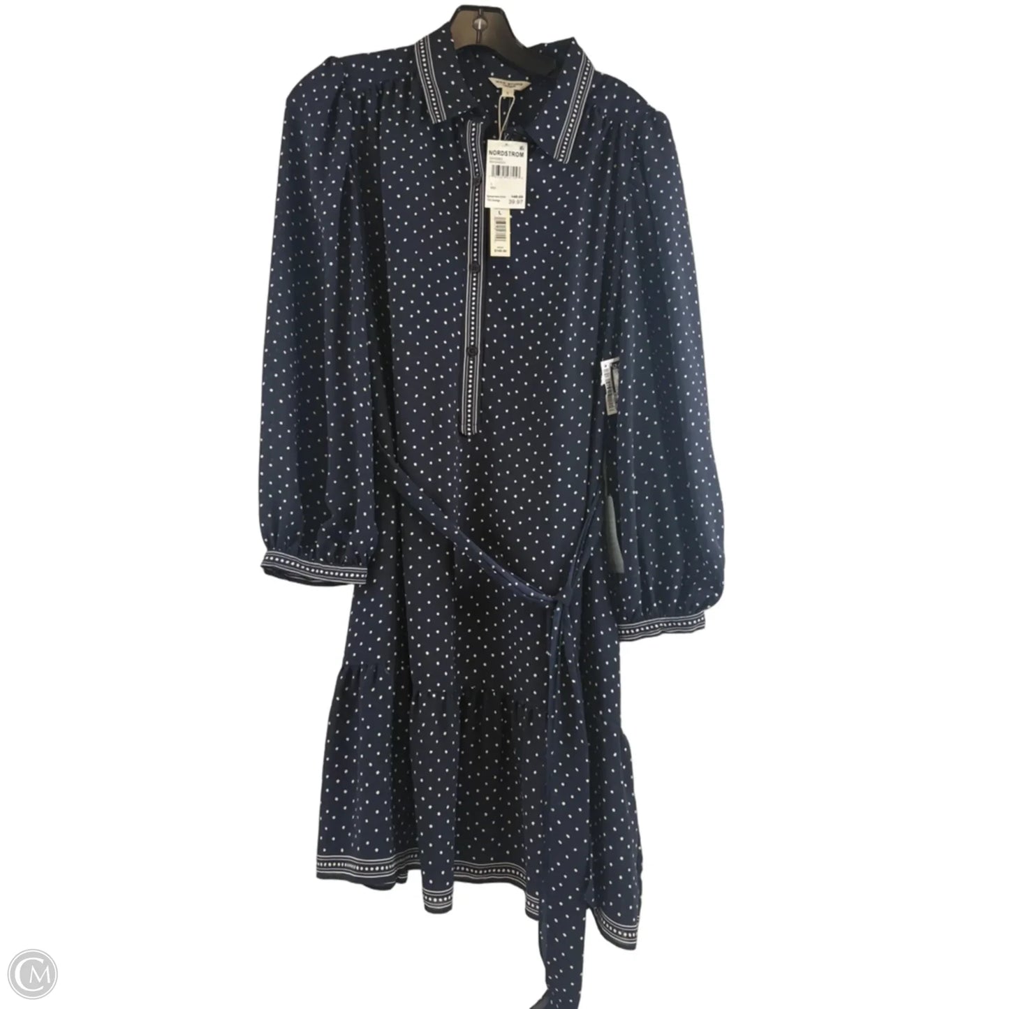 Dress Party Midi By Max Studio In Polkadot Pattern, Size: L