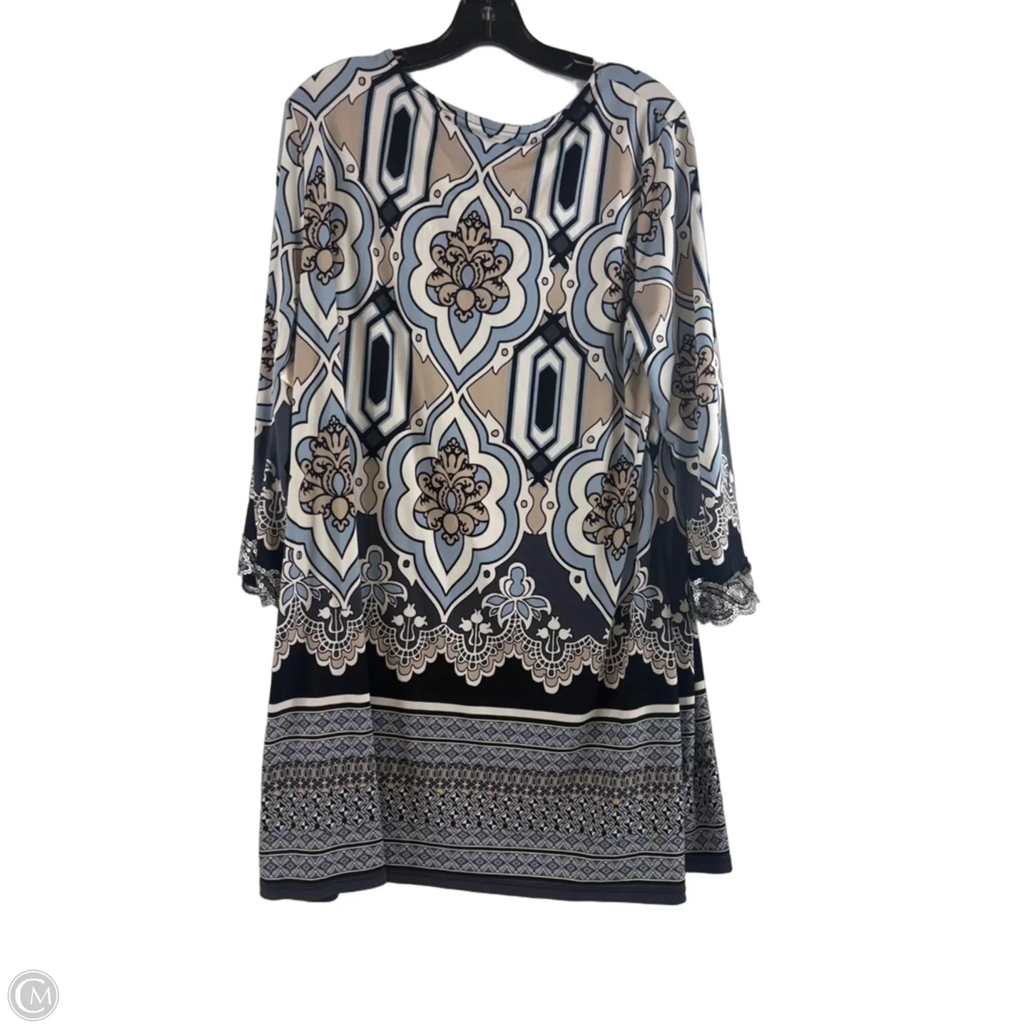 Dress Casual Short By Alfani In Blue & White, Size: Xl