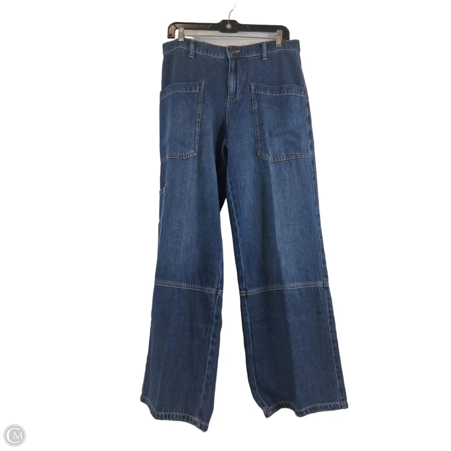 Jeans Wide Leg By Celebrity Pink In Blue Denim, Size: 8