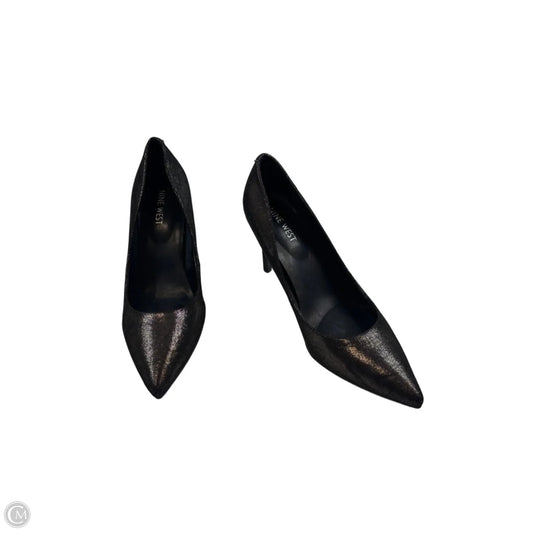 Shoes Heels Stiletto By Nine West Apparel In Bronze, Size: 8
