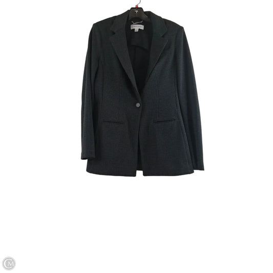 Blazer By Calvin Klein In Black & Grey, Size: S