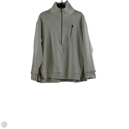 Sweatshirt Collar By Avia In Beige, Size: M