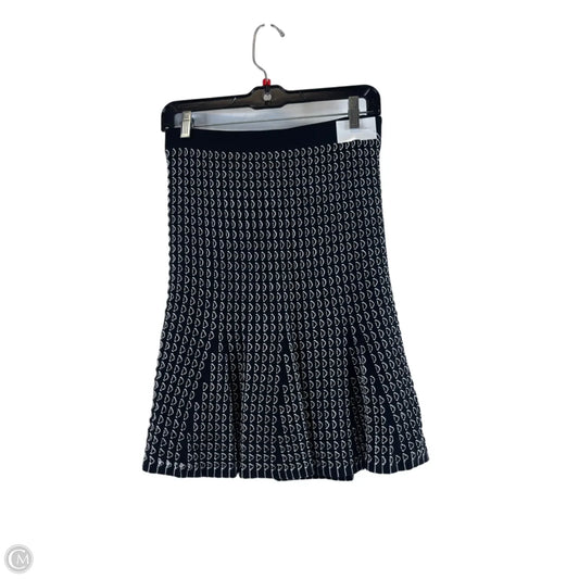 Skirt Midi By Ann Taylor In Black & White, Size: 2