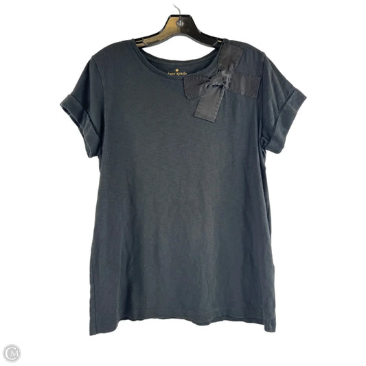 Top Short Sleeve Designer By Kate Spade In Black, Size: S