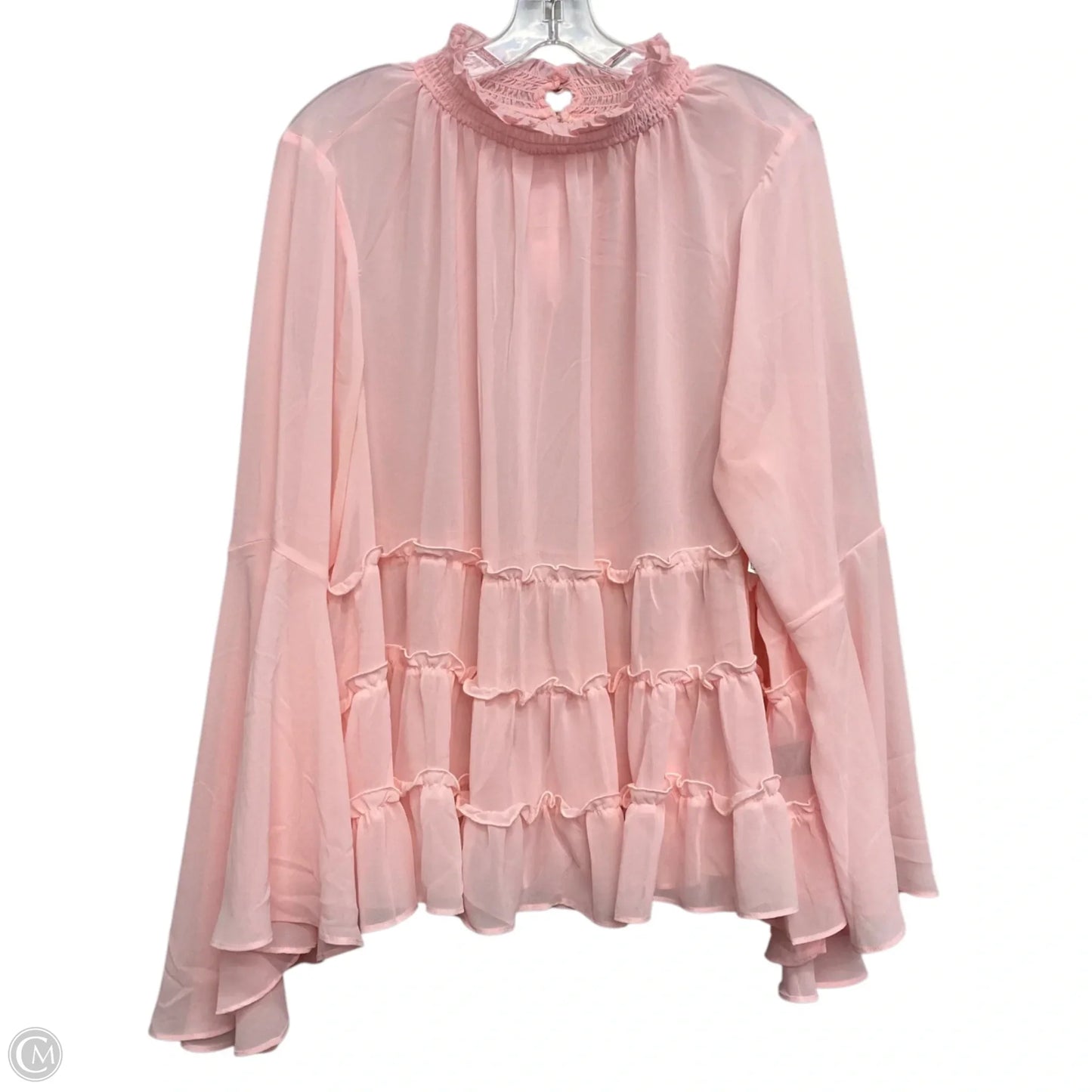 Top Long Sleeve By Torrid In Pink, Size: 2x
