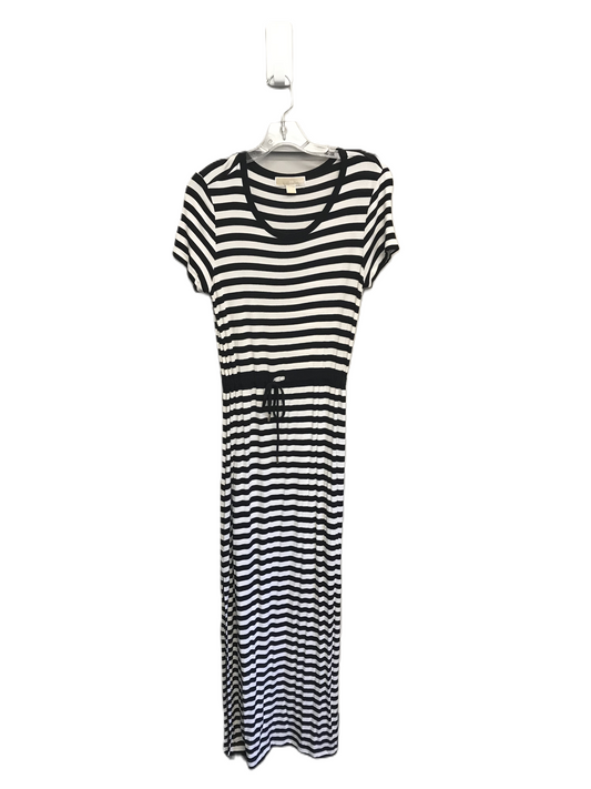 Black & White Dress Casual Maxi By Michael By Michael Kors, Size: 8