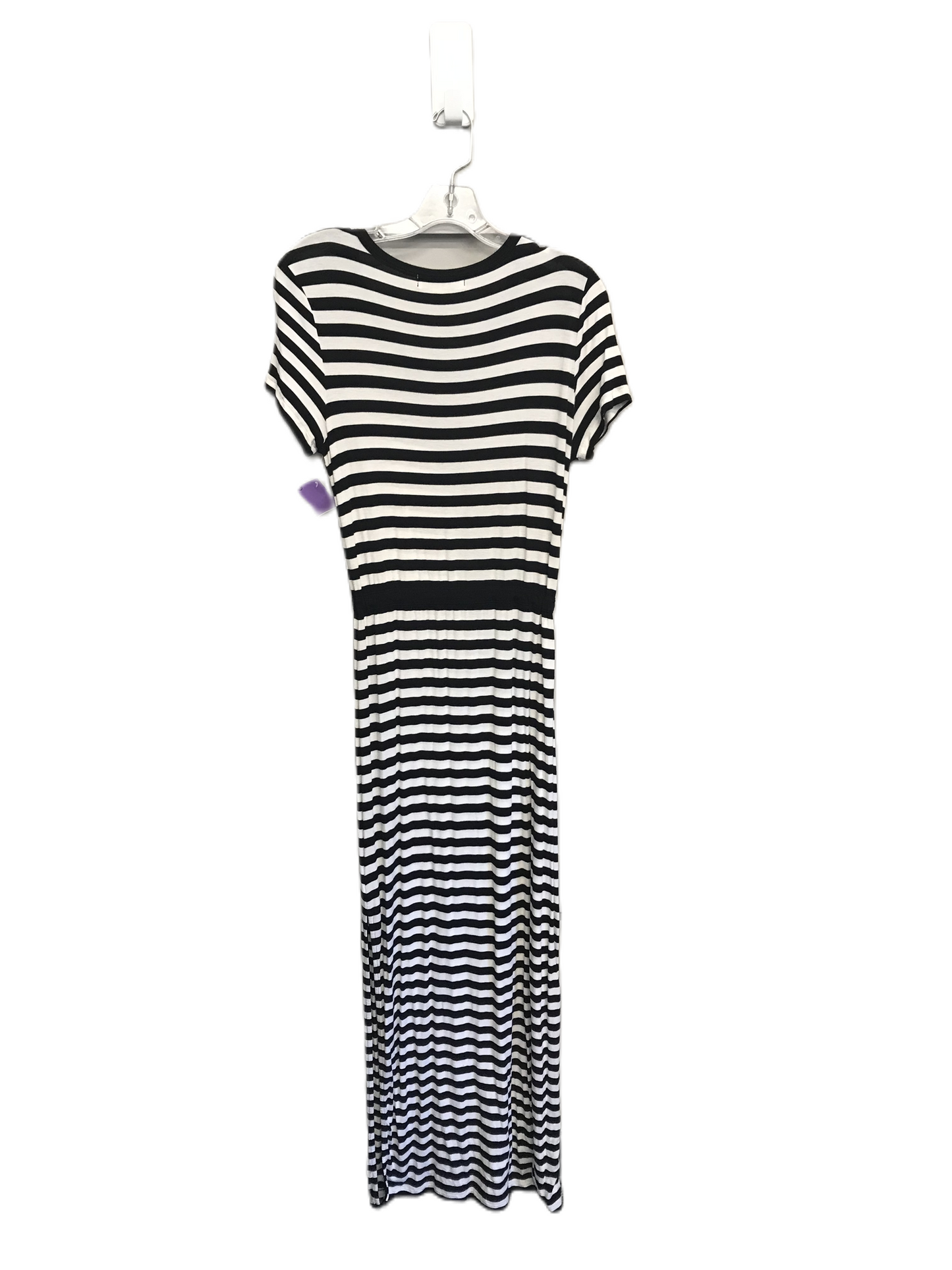 Black & White Dress Casual Maxi By Michael By Michael Kors, Size: 8