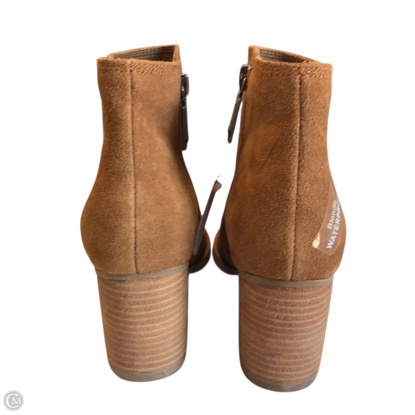 Boots Ankle Heels By Blondo In Brown, Size: 7