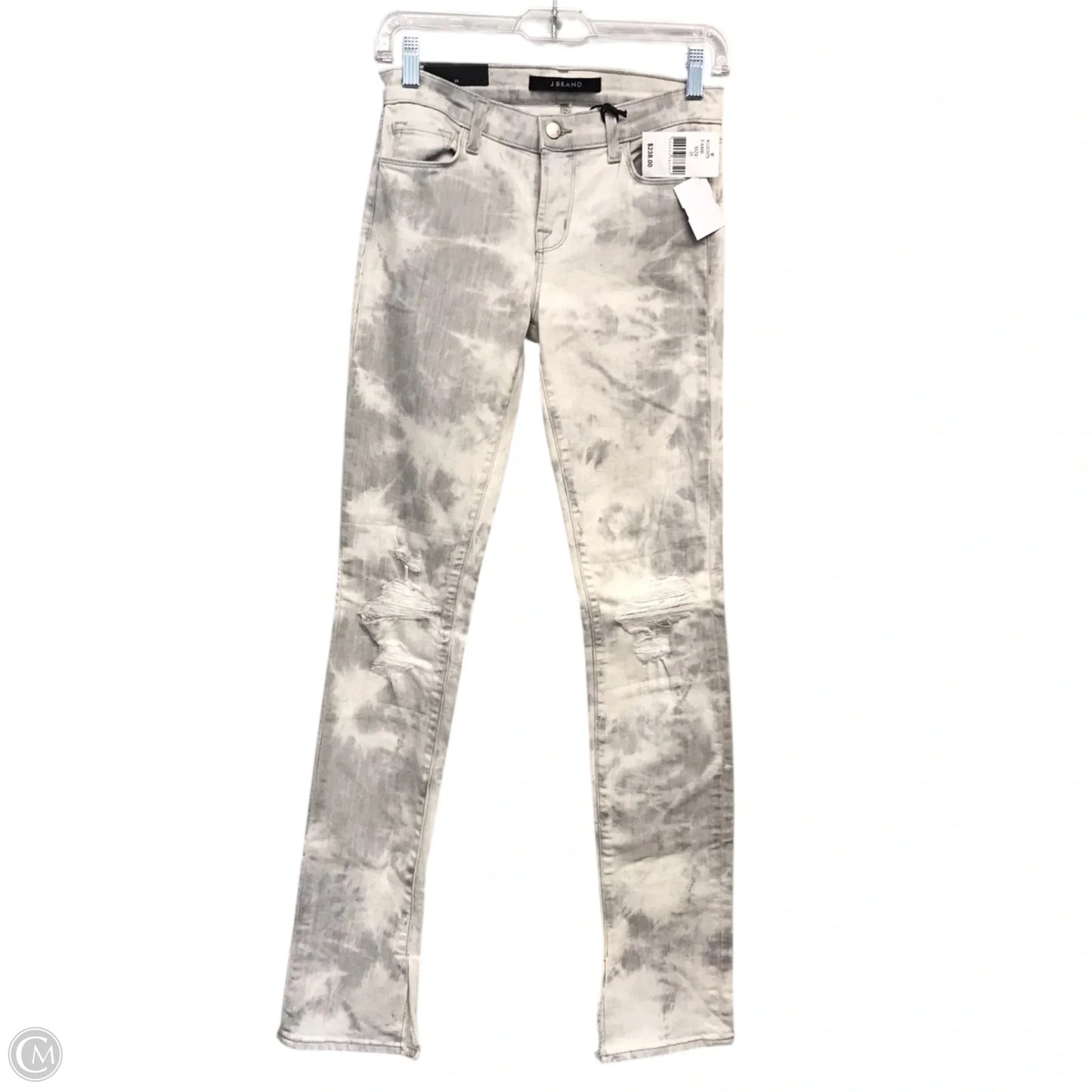 Jeans Skinny By J Brand In Tie Dye Print, Size: 2