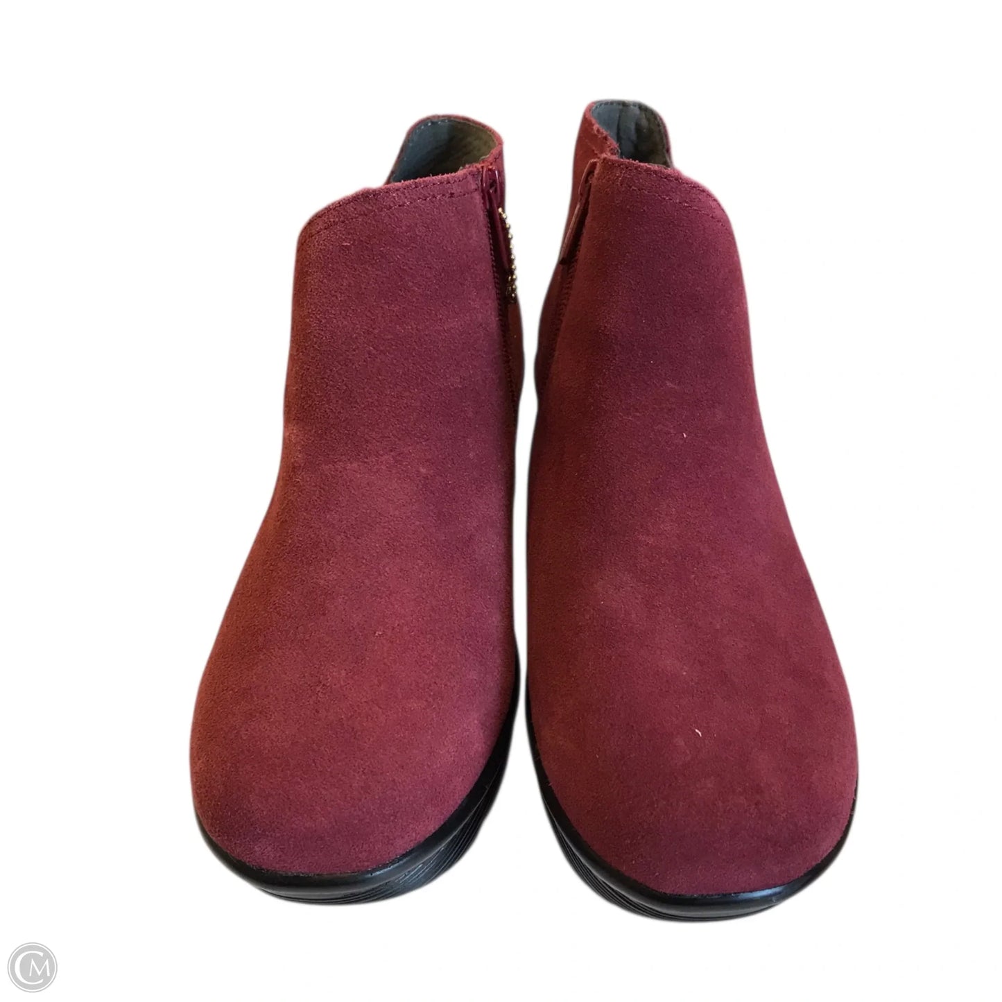 Boots Ankle Heels By Skechers In Red, Size: 10