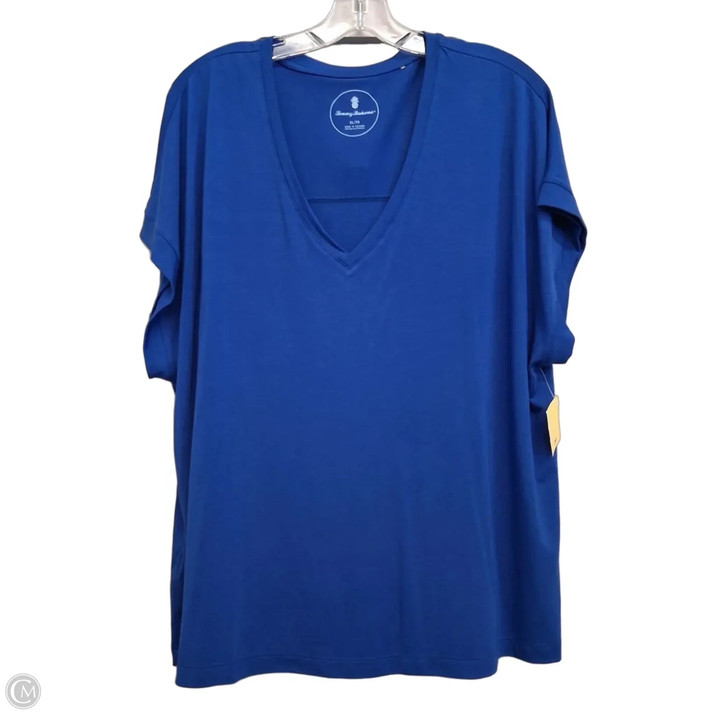 Top Short Sleeve By Tommy Bahama In Blue, Size: Xl