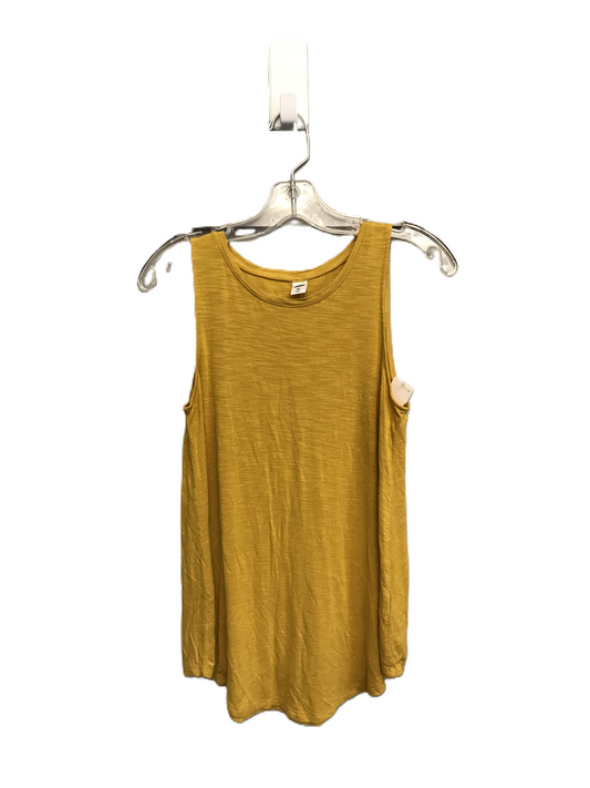 Yellow Top Sleeveless By Old Navy, Size: Xs