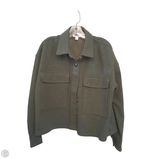 Jacket  By Beachlunchlounge In Green, Size: M
