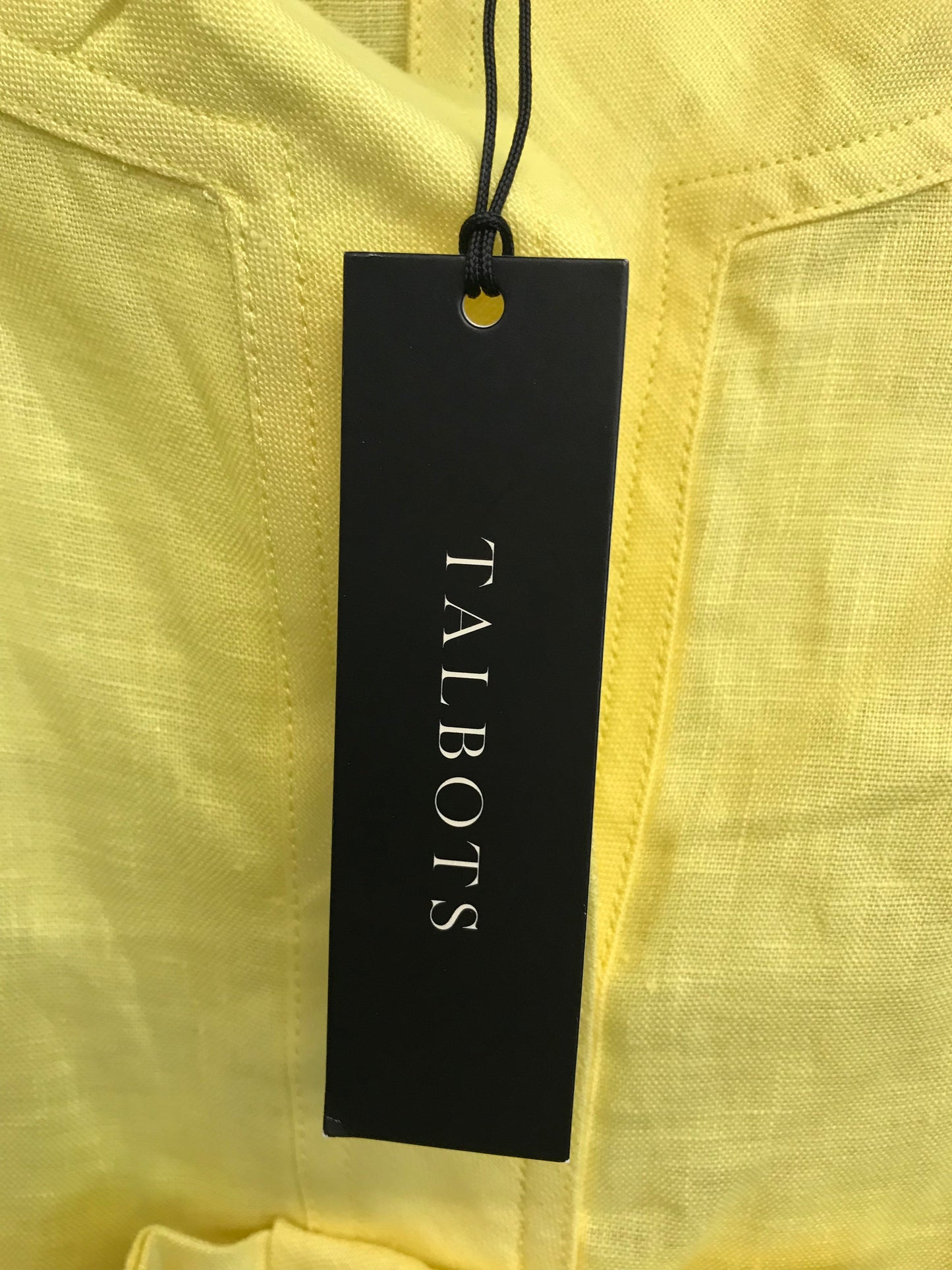 Yellow Top Sleeveless By Talbots, Size: M