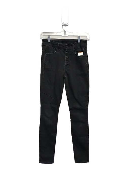 Black Denim Jeans Designer By Mother Jeans, Size: 0