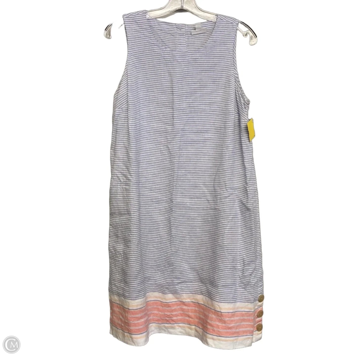 Dress Casual Short By J. Jill In Blue & White, Size: Mp