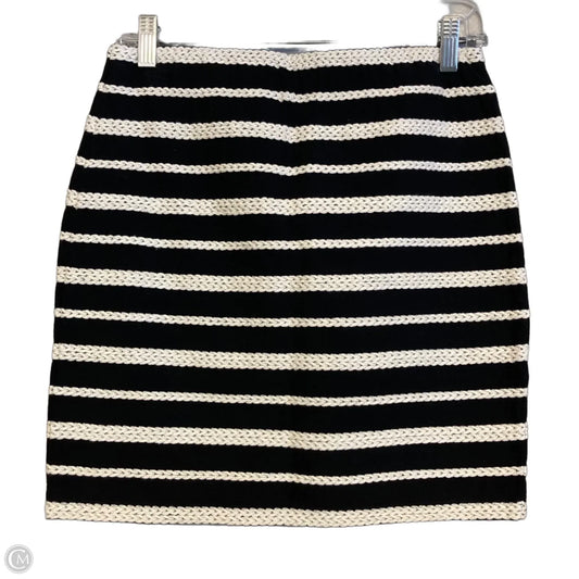 Skirt Mini & Short By Max Studio In Black & Cream, Size: 4