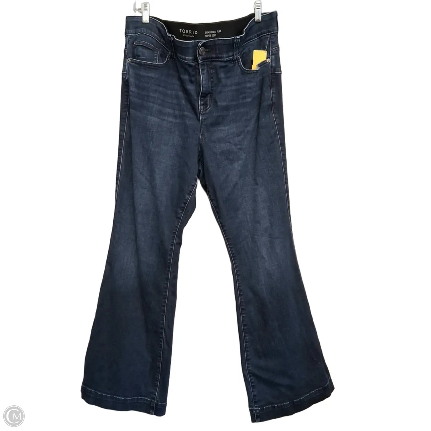 Jeans Flared By Torrid In Blue Denim, Size: 20