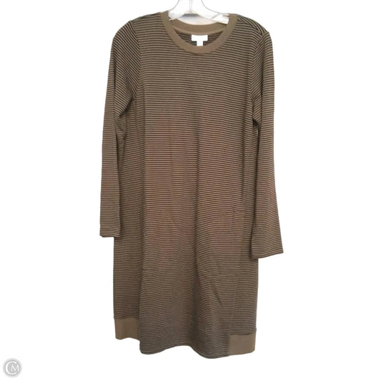 Dress Casual Midi By J. Jill In Striped Pattern, Size: S