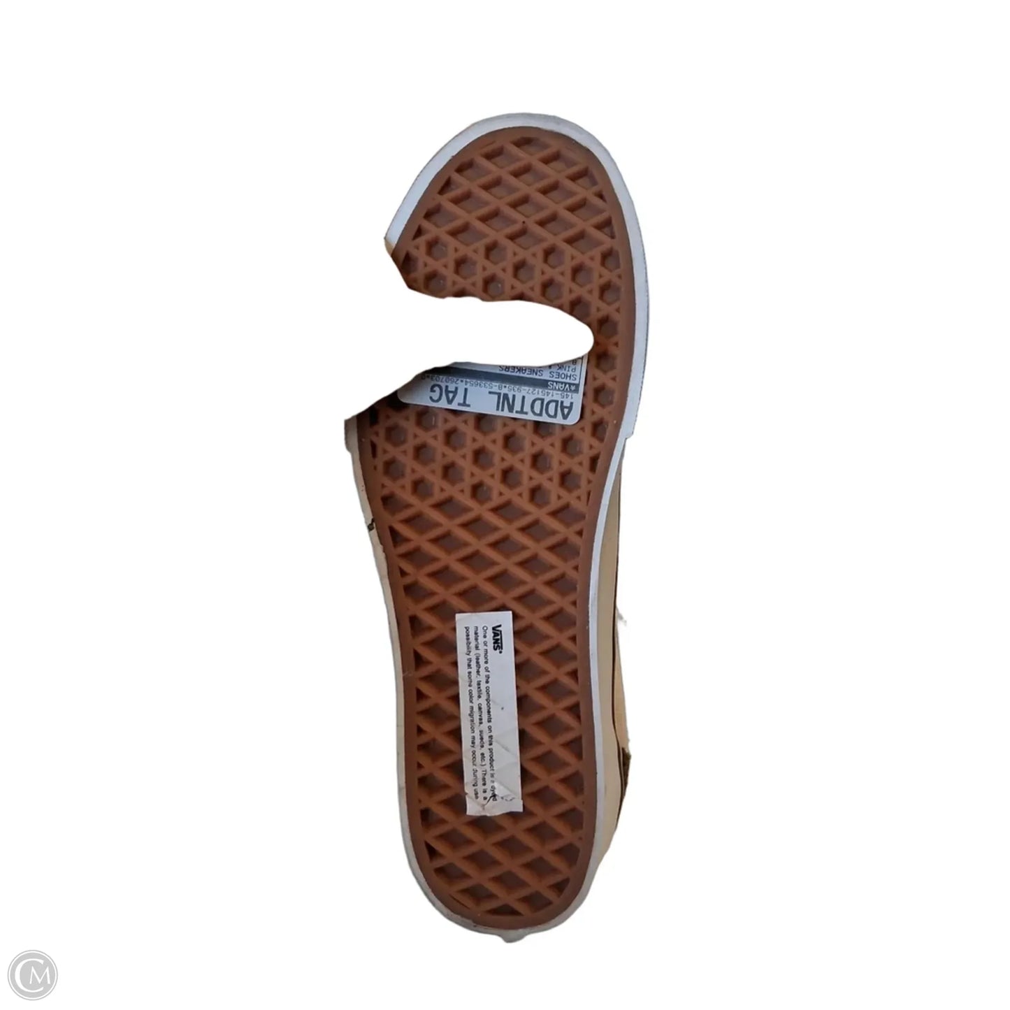 Shoes Sneakers By Vans In Pink & Tan, Size: 8