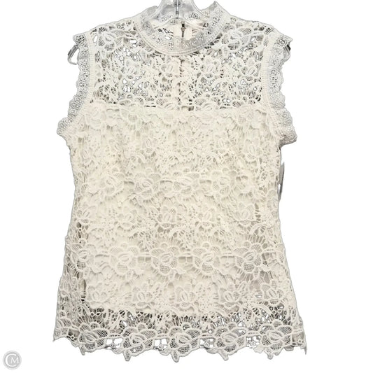 Top Sleeveless By Nanette By Nanette Lepore In White, Size: M
