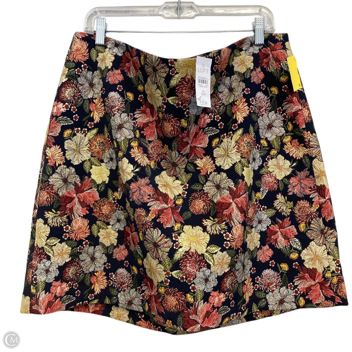 Skirt Mini & Short By Loft In Floral Print, Size: 16