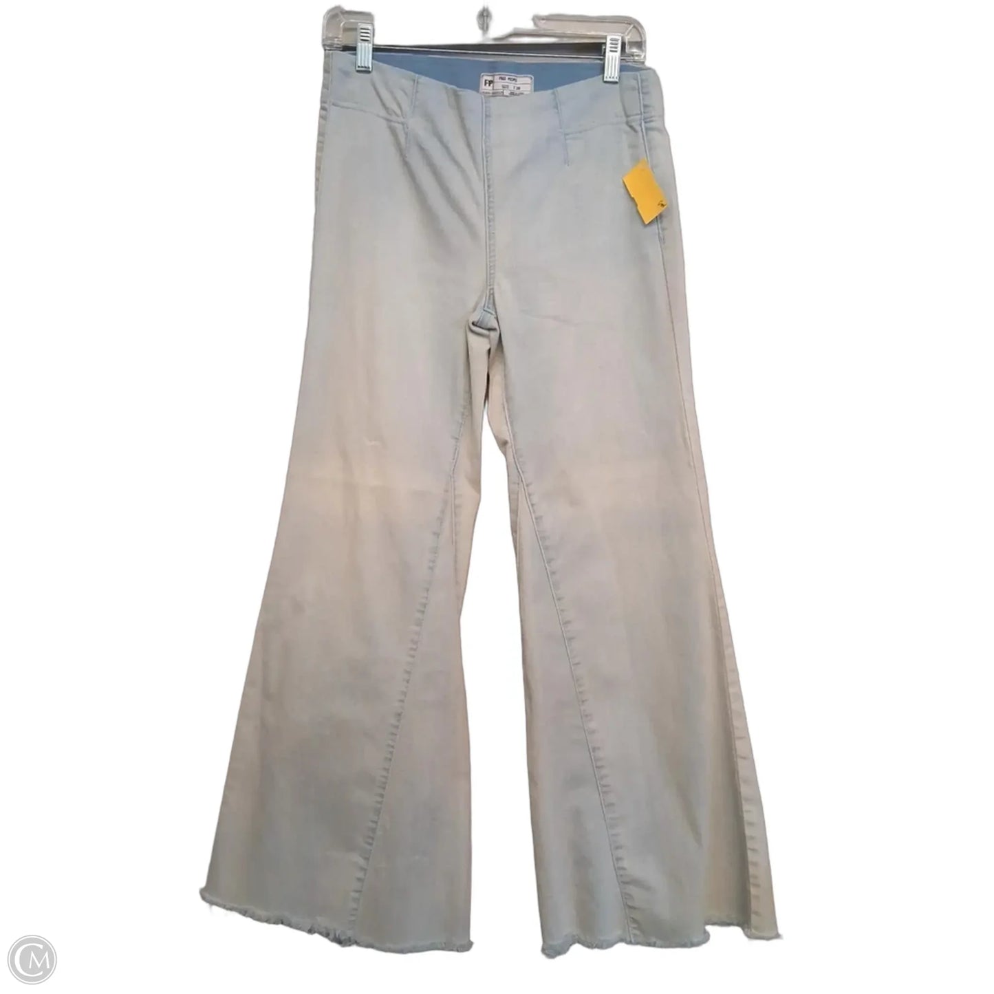 Jeans Wide Leg By Free People In Blue Denim, Size: 6