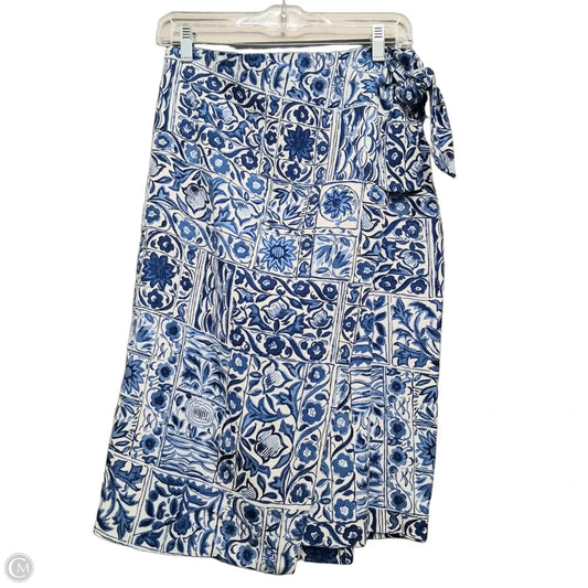 Skirt Midi By Ann Taylor In Blue, Size: 4p