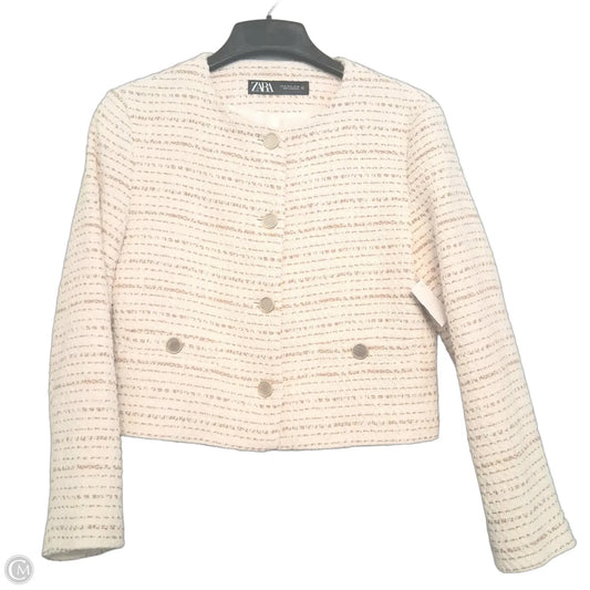 Blazer By Zara In Cream, Size: M