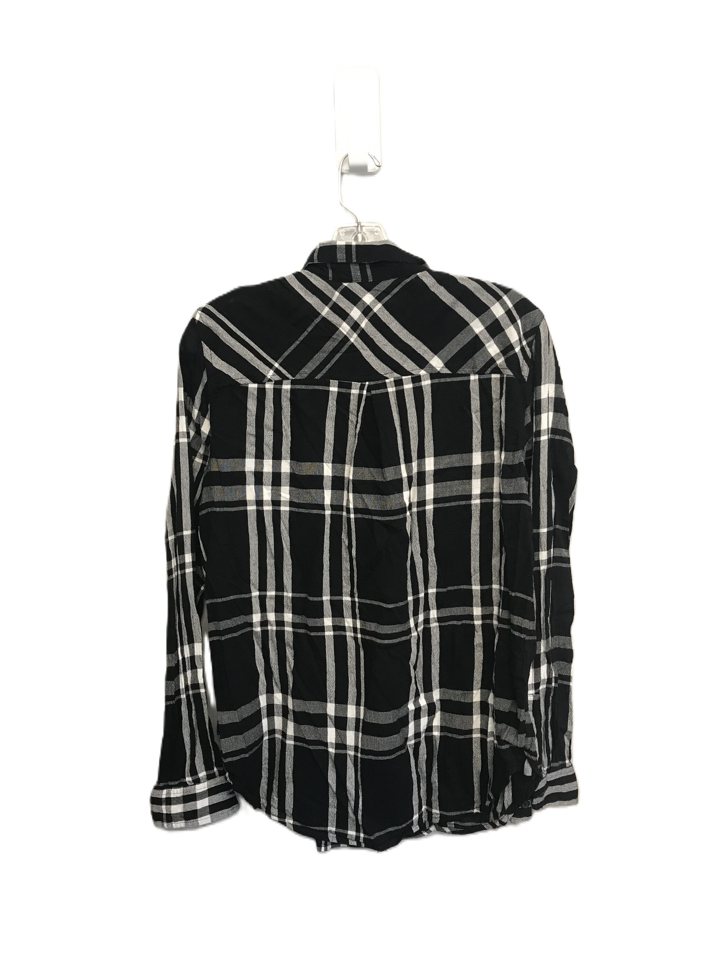 Plaid Pattern Top Long Sleeve By Lucky Brand, Size: M