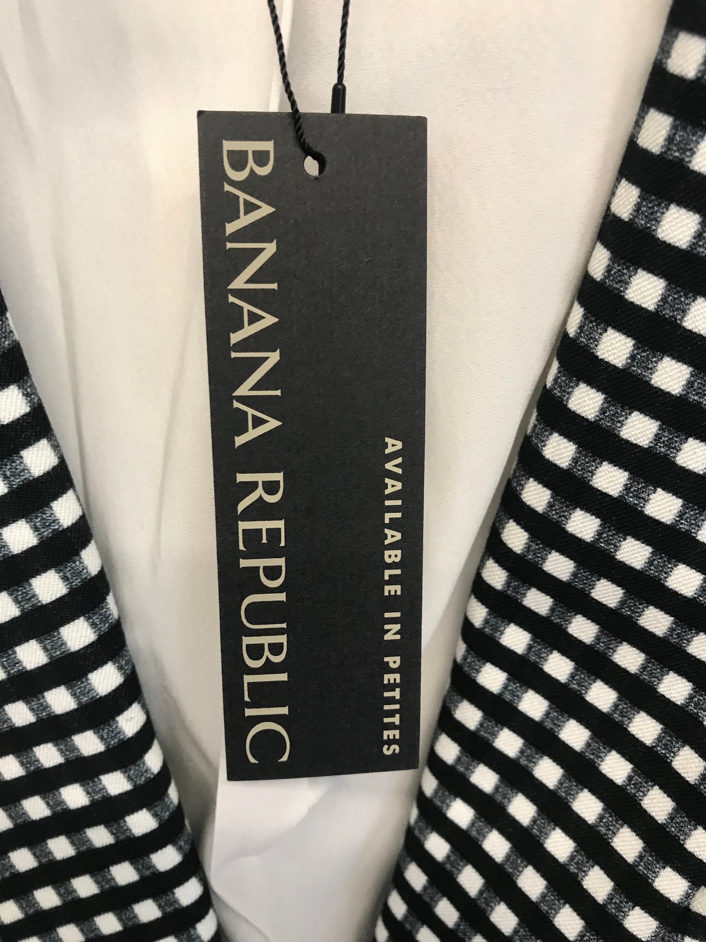 Checkered Pattern Blazer By Banana Republic, Size: L