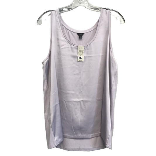 Purple Top Sleeveless Basic By Ann Taylor, Size: L