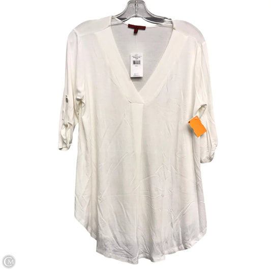 Top Short Sleeve Basic By Red In Cream, Size: S