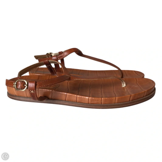Sandals Flats By Sam Edelman In Brown, Size: 6.5
