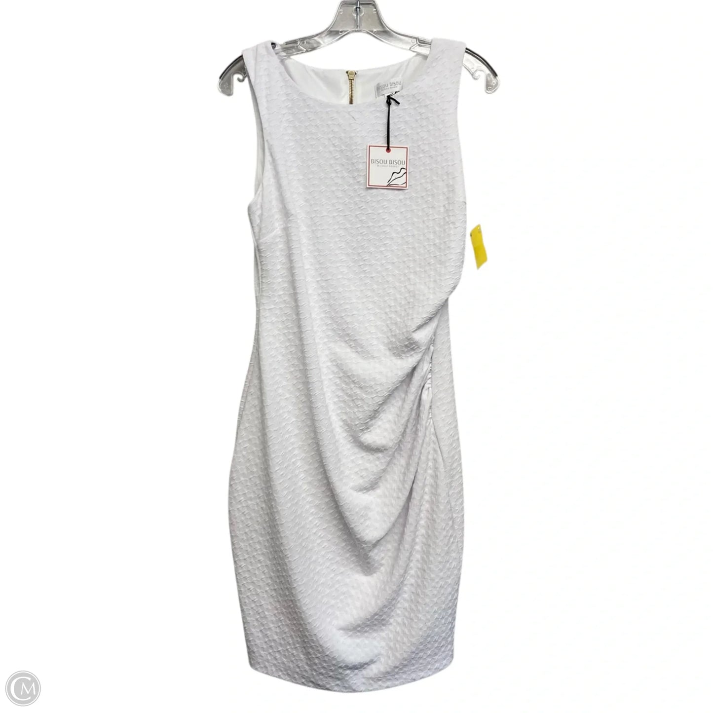 Dress Casual Short By Bisou Bisou In White, Size: M