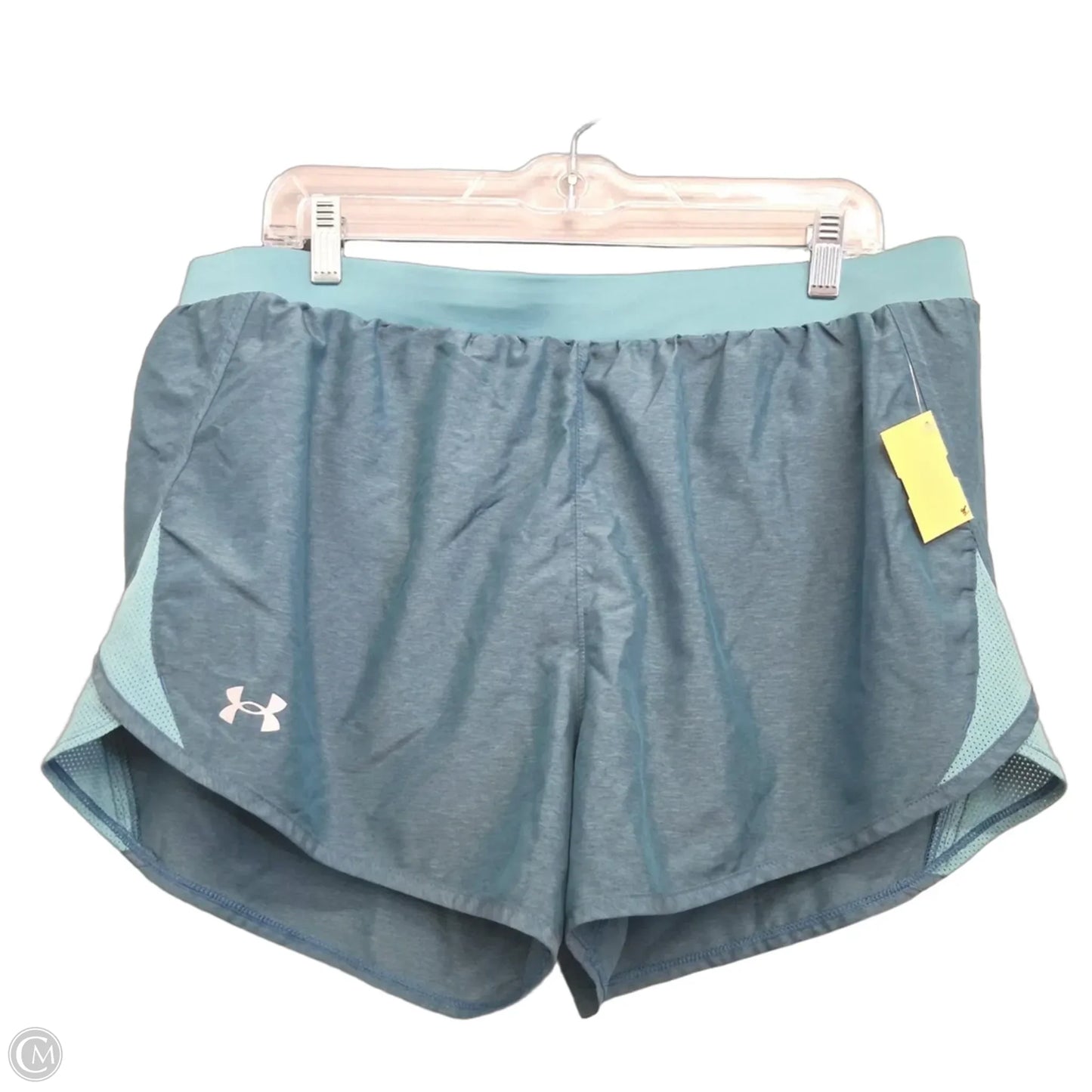 Athletic Shorts By Under Armour In Teal, Size: Xl