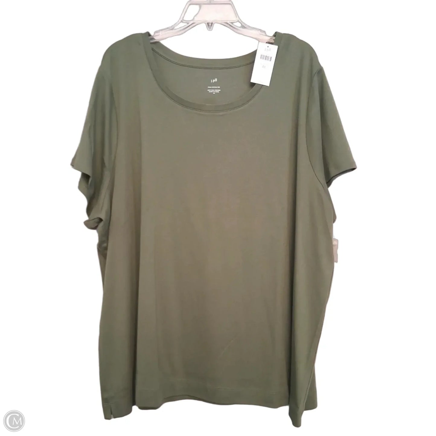 Top Short Sleeve Basic By J. Jill In Green, Size: 4x