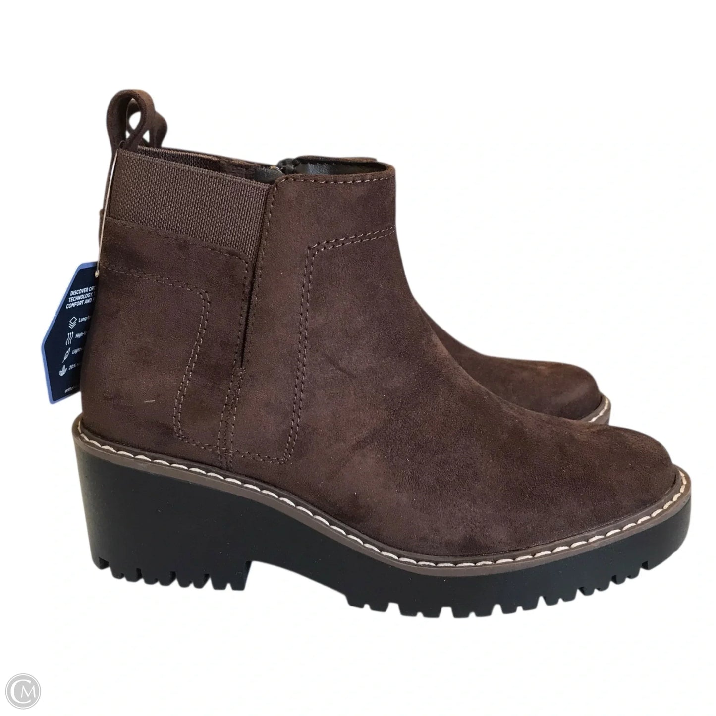 Boots Ankle Heels By Sonoma In Brown, Size: 5